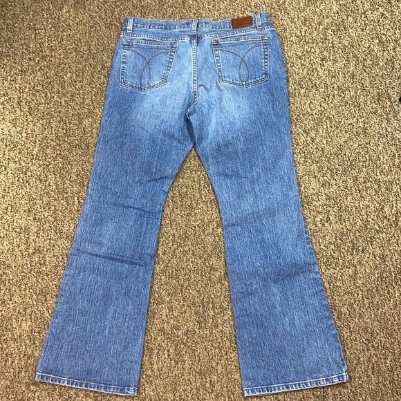Vintage Calvin Klein Jones Flare Women's Jeans Size 14 - Picture 6 of 15